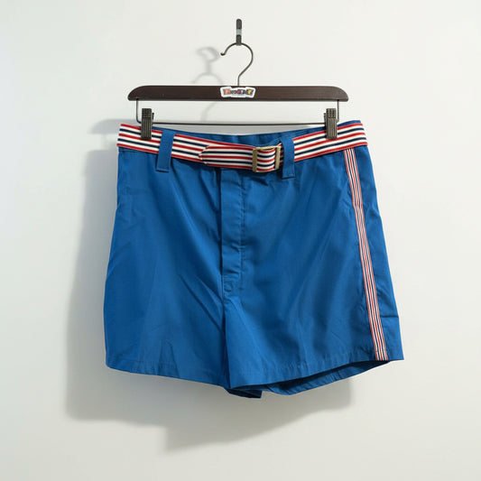 Vintage Jules Gillette Mini Shorts NWT blue Size D4+