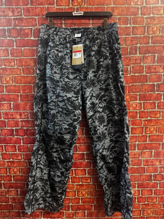 NWT Nike Blue & Black Floral Sweatpants Size L