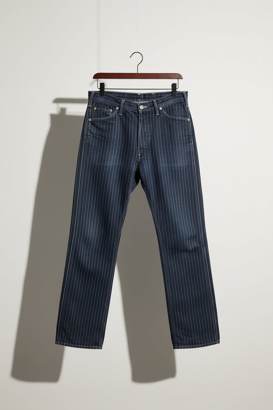 Red Cloud Jeans Selvedge Stripes Blue/White Men’s Size 34x34