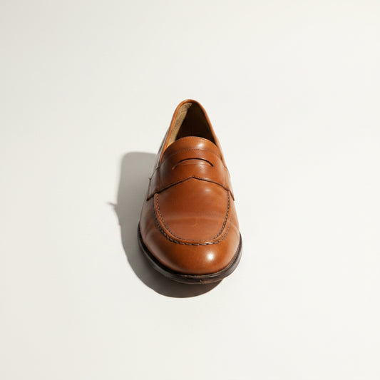 J Crew Brown Leather Loafers Size 13M