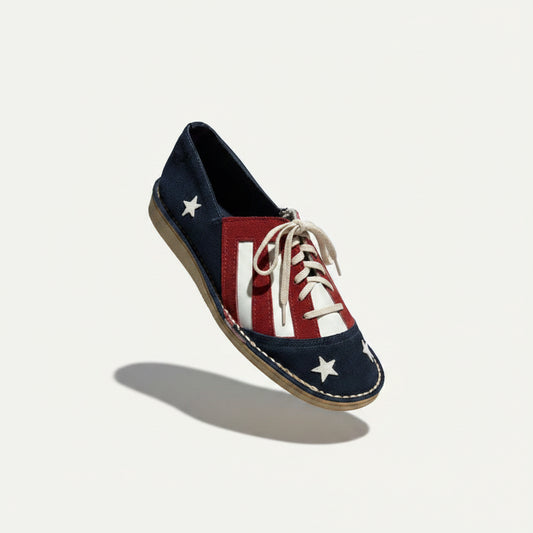 Vintage 1960s Current Attractions Flag Sneakers Size 9L