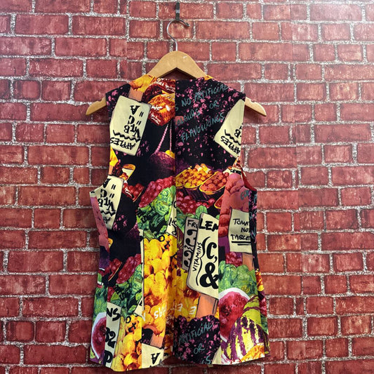 Iceberg Silk Fruit & Veggie Stand Vest Size XS/S