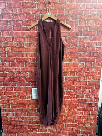 Jill Aiko Yee Red Silk Mini Dress Size S