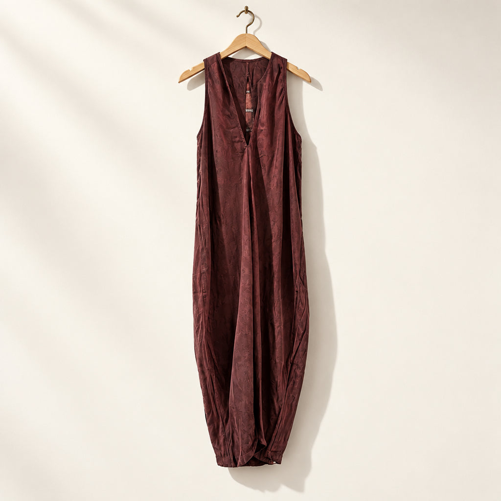 Jill Aiko Yee Red Silk Mini Dress Ladies Size S