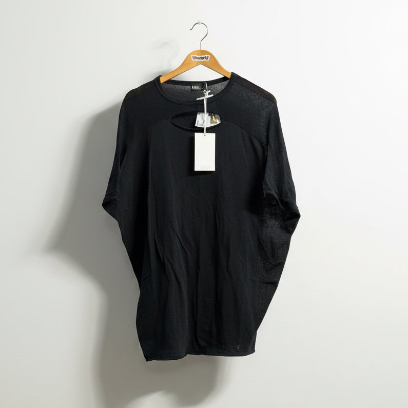 NWT Kolor Black Cutout Basic Top Ladies Size XL