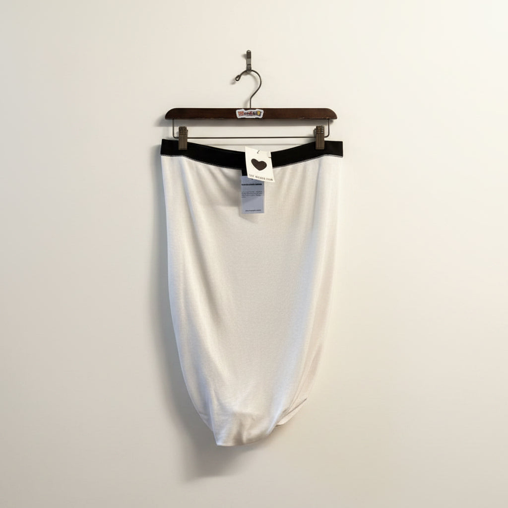 NWT T Alexander Wang White Ruffle Skirt Ladies Size L