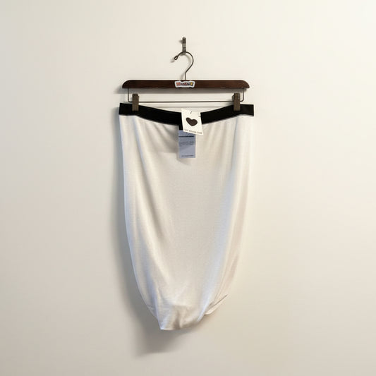 NWT T Alexander Wang White Ruffle Skirt Ladies Size L