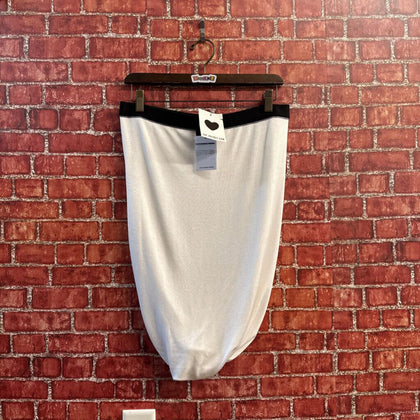 NWT T Alexander Wang White Ruffle Skirt Size L