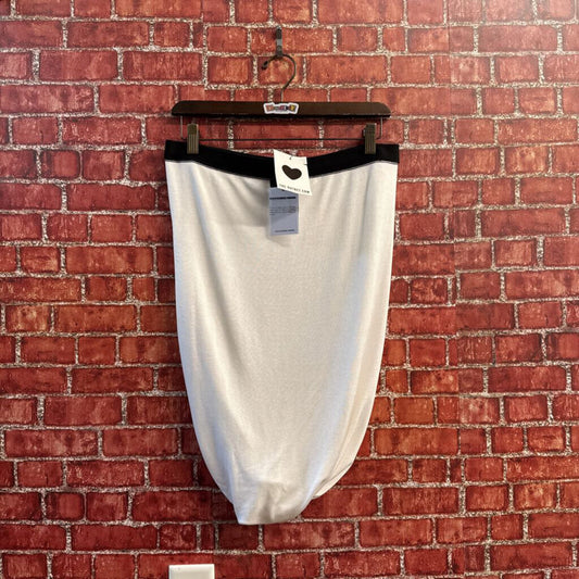 NWT T Alexander Wang White Ruffle Skirt Size L