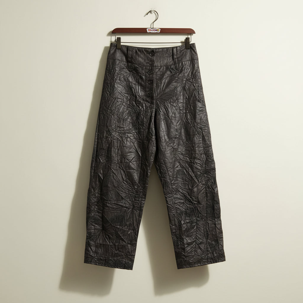 Rina Zin Brown Scrunchy Capri Pants Ladies Size XS