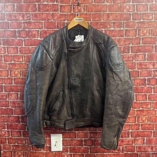 Vintage HELD Brown Leather Moto Jacket Size M