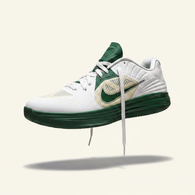 Nike Zoom Hyperfude Green & White Sneakers Size 12M