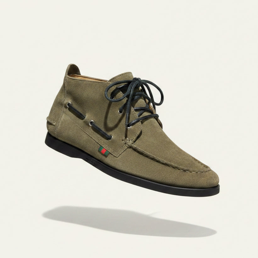 Gucci Brown Suede Boots Size 11M