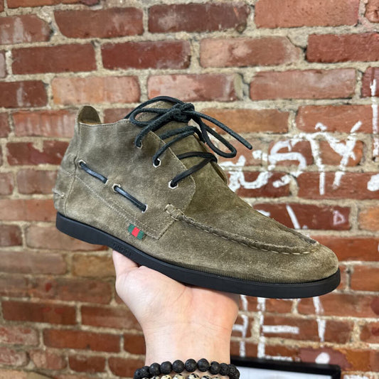 Gucci Brown Suede Boots Size 11M