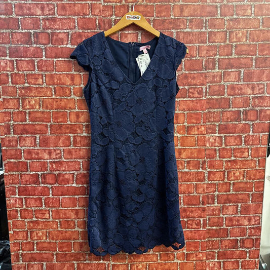 Lilly Pulitzer Blue Floral Mini Dress Size 2