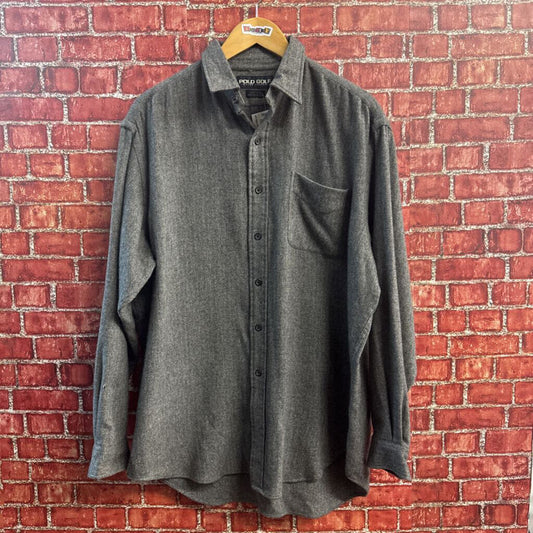 Polo Golf Flannel Herringbone Cashmere Grey Size L