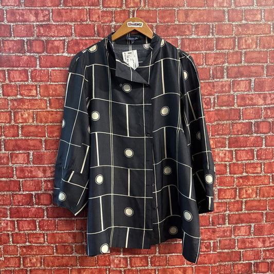 Soeur Polka Dot LS Top Black Size D7+