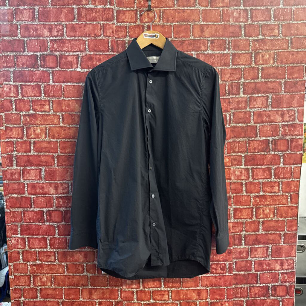 Faith Connexion Black Button Up Size S