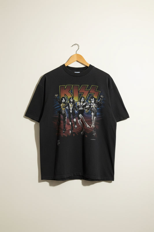 Allsport Vintage Tee Kiss Black/Multi Men’s Size XL