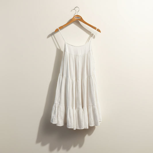 9seed Mini Dress Tank Guaze White Size S