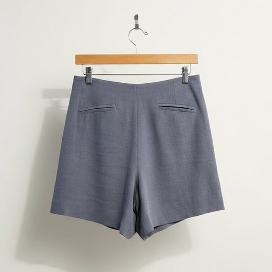 Les Copains Vintage Shorts Linen Blend Purple Ladies Size 40