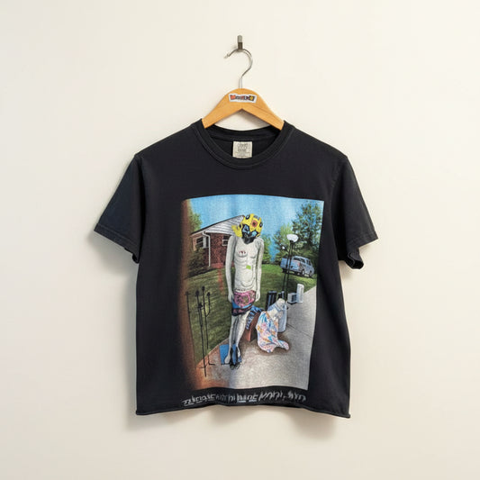 Comfort Colors Graphic Tee The Heart Pumps Kool-Aid Album Cropped Black/Multi Size S