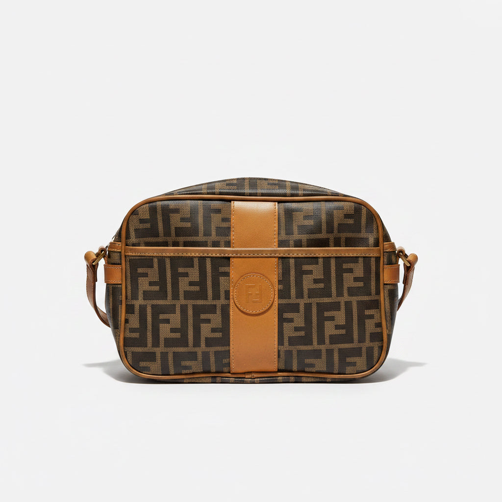 Vintage Fendi 70s Zucca Bag Brown