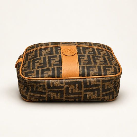 Vintage Fendi 70s Zucca Bag Brown