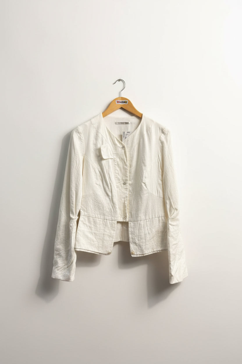 Shelley Steffee Vintage AS-IS Blazer Cream Ladies Size 6