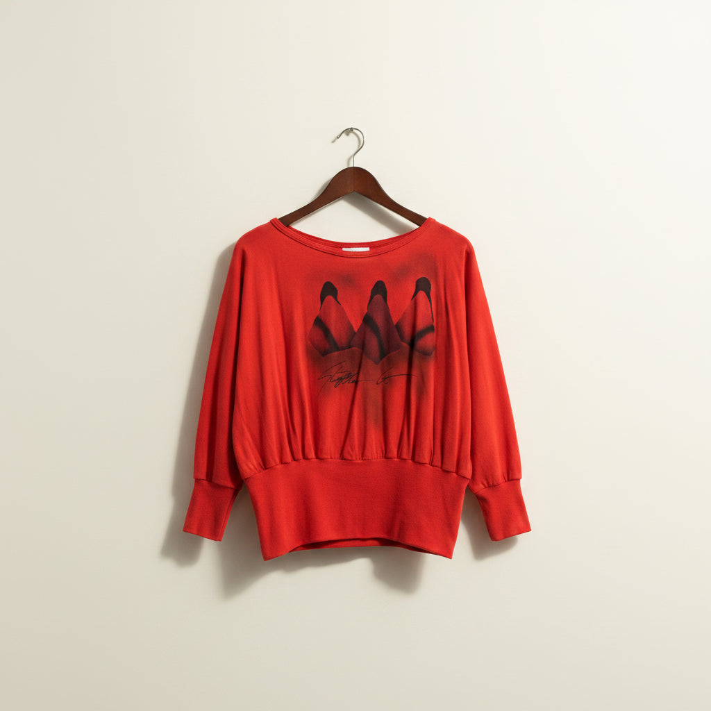 Stephen G. Vintage Set Top and Skirt Red