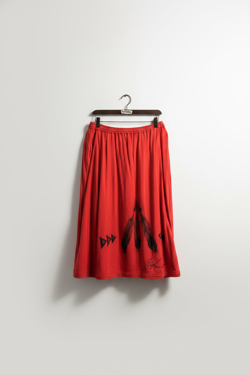 Stephen G. Vintage Set Top and Skirt Red