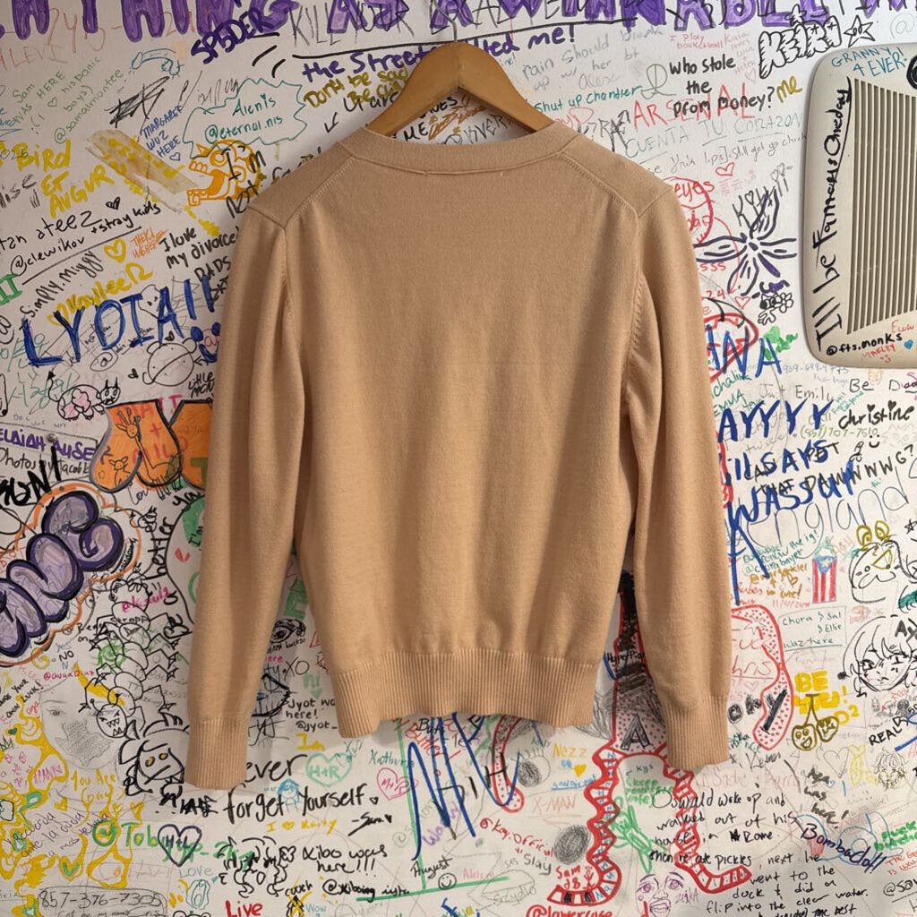 Comme Des Garcons Play Beige Cardigan Size M