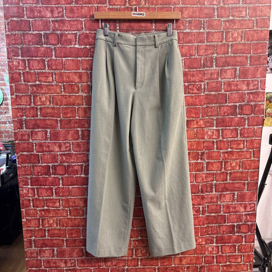 Uniqlo Green Wide Leg Pants Size M