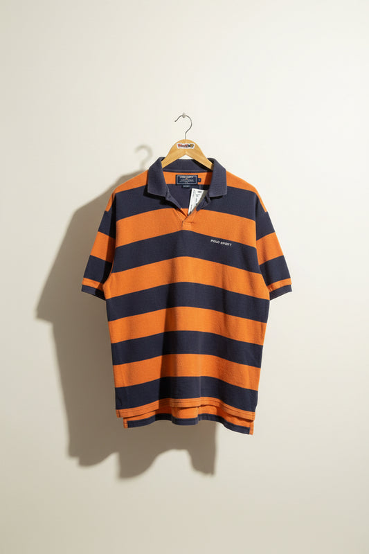 Polo Sport Vintage Polo Orange/Navy Men’s Size L