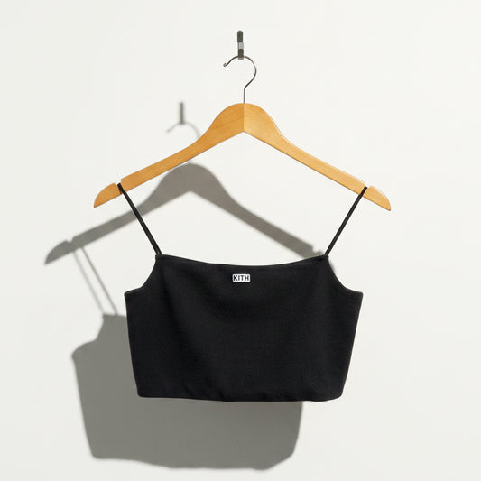 Kith Tank Crop Black Ladies Size S