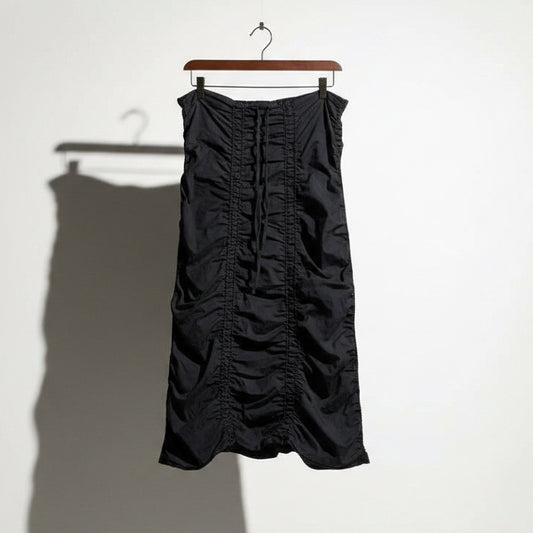 XCVI Maxi Skirt Scrunch Black Size XS