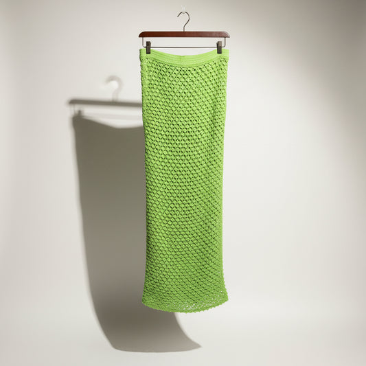 SER.O.YA maxi knit skirt Green Ladies Size M/L