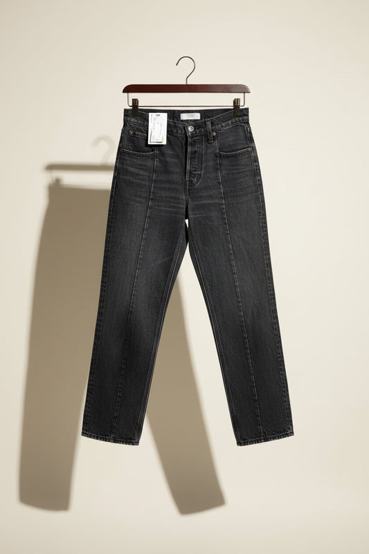 Levi's Altered Straight Leg Jeans Black Ladies Size 26
