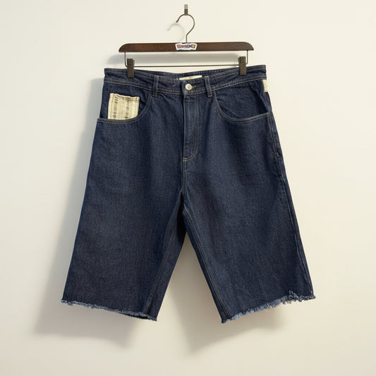 Wales Bonner Blue Cargo Jorts Size 34