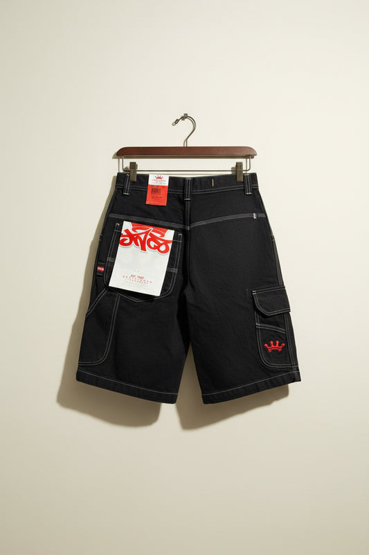 NWT JNCO Jeans Jean Shorts Black Size 12