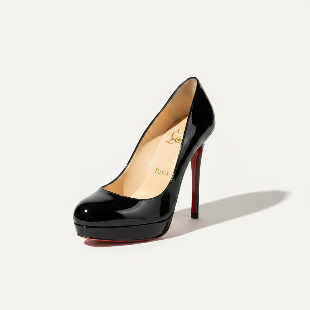 Christian Louboutin Heels Patent Leather Black Size 36 (6L)