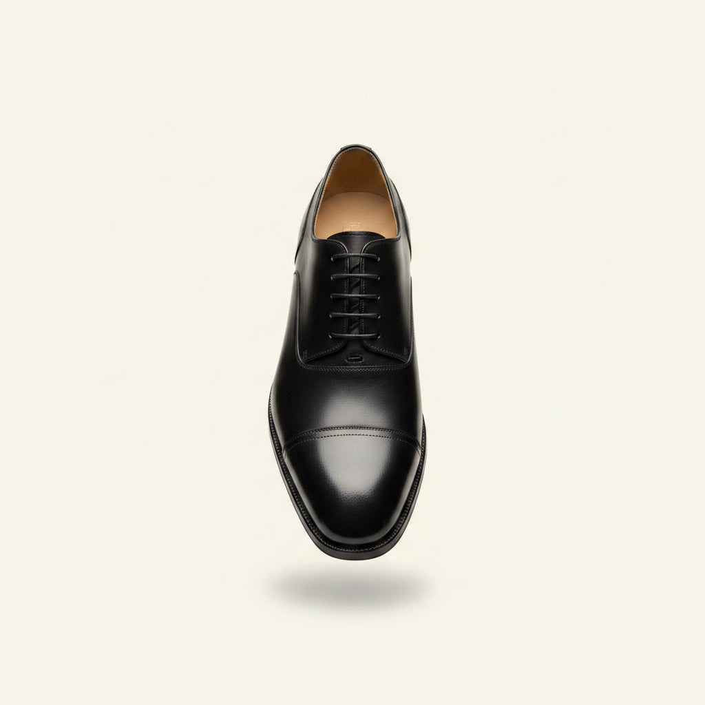 Berluti Black Leather Loafer Size 6M