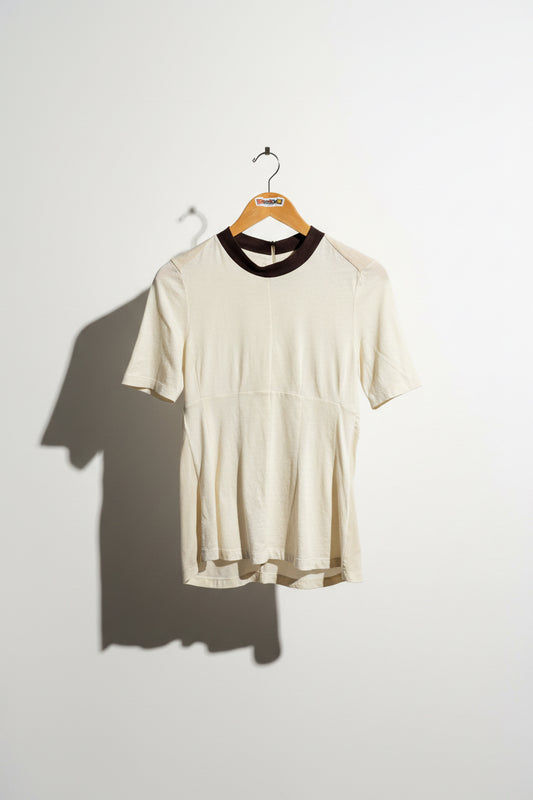 Marni White Silk Blend Top Size 40
