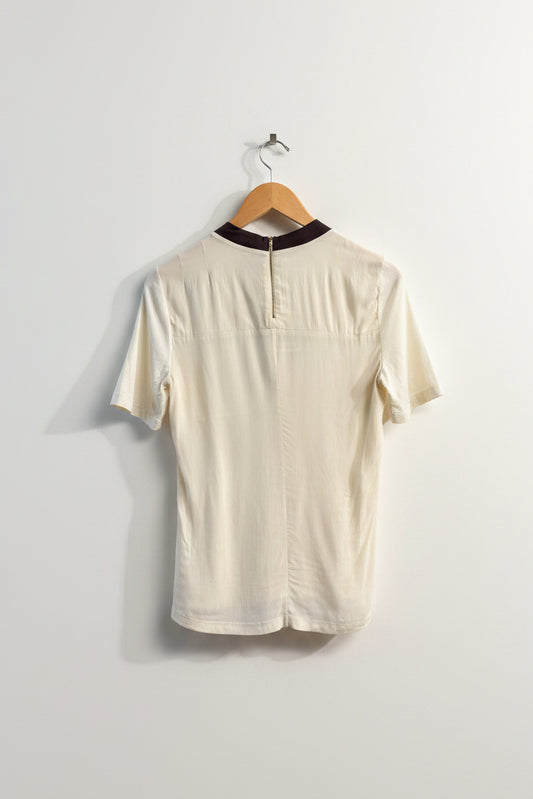 Marni White Silk Blend Top Size 40