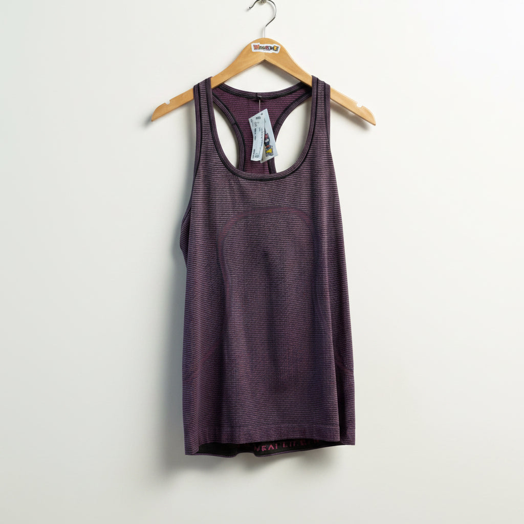 Lululemon Tank Racerback Stripes Black/Purple
