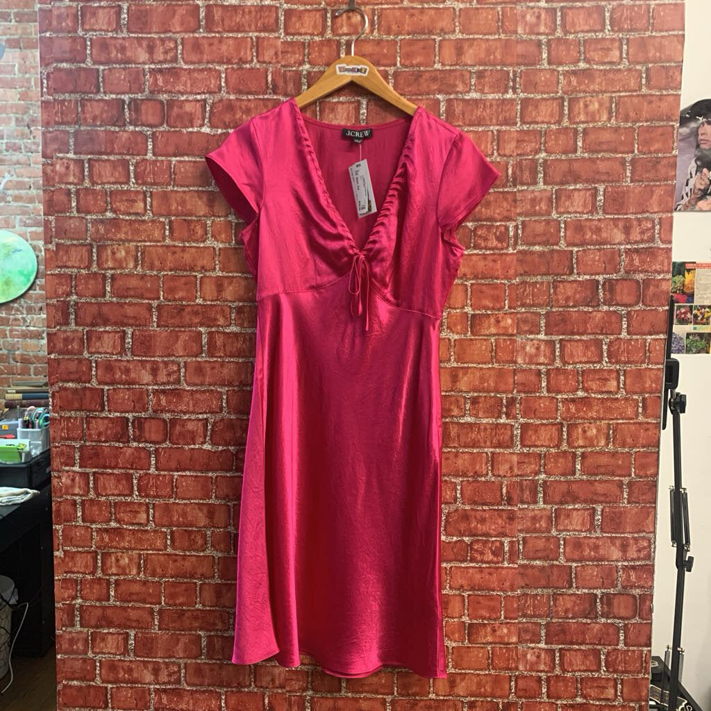 J. Crew Midi Dress Pink Size 2