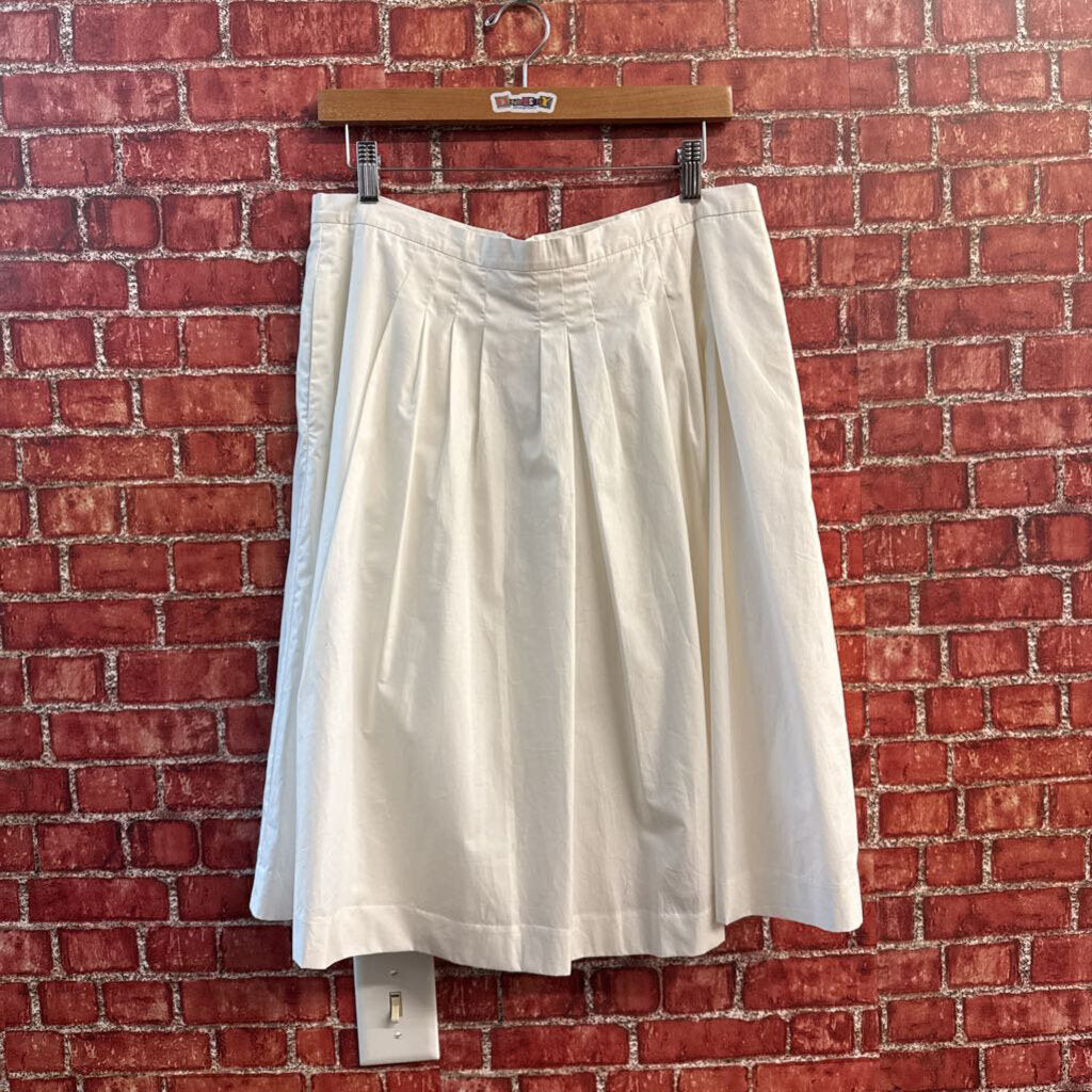 Michael Michael Kors Midi Skirt White Size 12