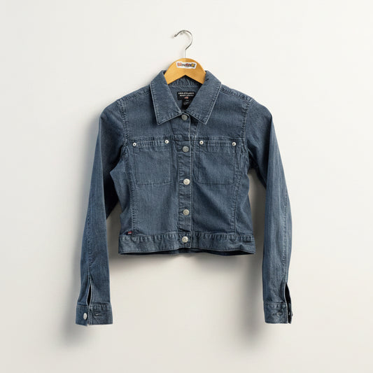 Polo RL Y2K Blue Denim Jacket Ladies Size 8