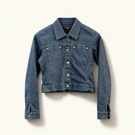 Polo RL Y2K Blue Denim Jacket Size 8