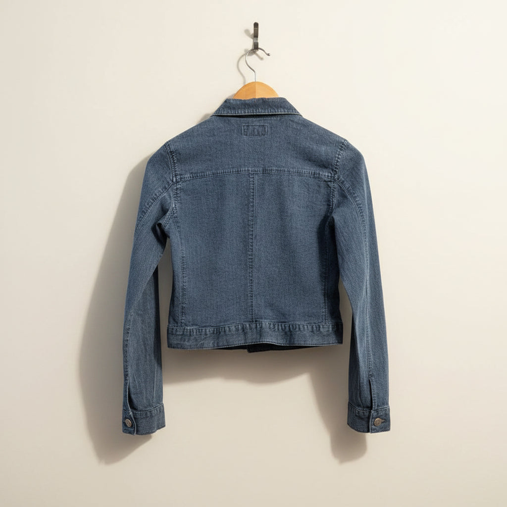 Polo RL Y2K Blue Denim Jacket Ladies Size 8